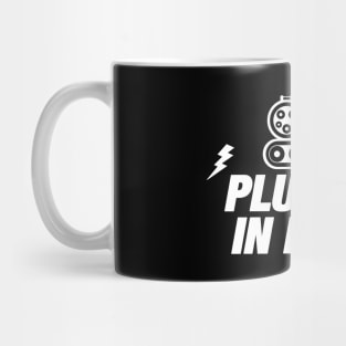 Electric Car Owner Funny Gift - Plug Me In - Electric Car Charging - EV Owner Mug